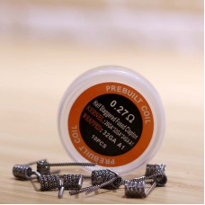 VAPEYAYA PRE-MADE COILS BOX - HALF STAGGERED FUSED CLAPTON - PRE-BUILT 10PCS